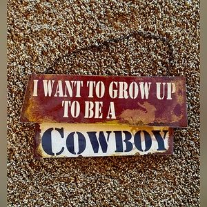 Cowboy Decor sign